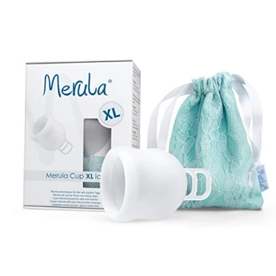 Afbeelding van Merula herbruikbare menstruatiecup XL ice kleurloos