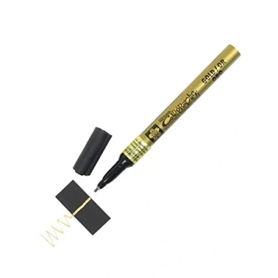Afbeelding van Sakura Touch Pen Gouden 1.8mm Kalligrafie Stift