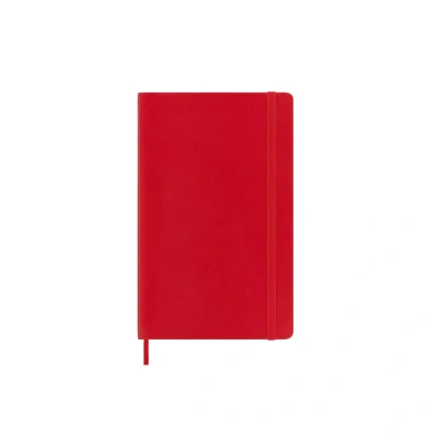 Afbeelding van Moleskine Notitieboek Large Geruit Zachte Kaft Scarlet Red