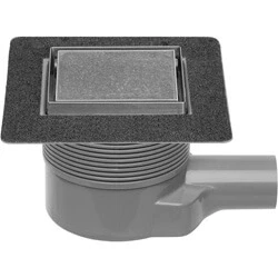 Afbeelding van Easy Drain Aqua Plus Quattro MSI 6 doucheput met zijuitloop 40