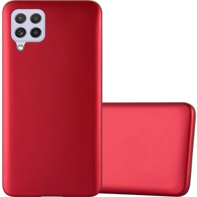 Afbeelding van Cadorabo Hoesje geschikt voor Samsung Galaxy A22 4G / M22 M32 in METALLIC ROOD Beschermhoes gemaakt van flexibel TPU silicone Case Cover