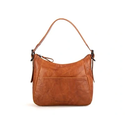 Afbeelding van Spikes &amp; Sparrow Boodschappentas van echt leer voor dames 021614, Bruin