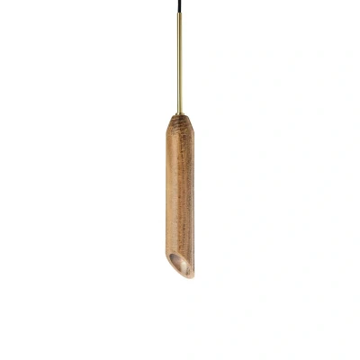 Afbeelding van Hanglamp Marble Art, goudkleurig, marmer, hoogte 30 cm