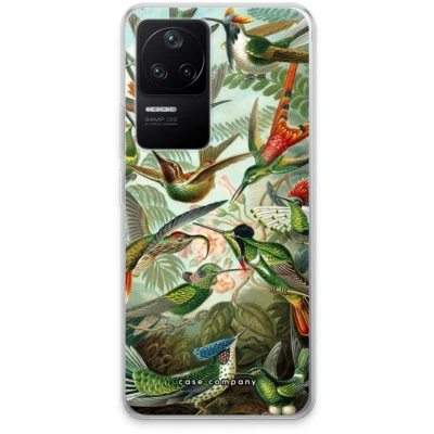 Afbeelding van Case Company® hoesje geschikt voor Xiaomi Poco F4 Haeckel Trochilidae Soft Cover Telefoonhoesje Bescherming aan alle Kanten en Schermrand