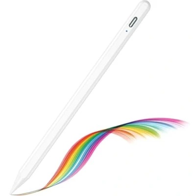 Afbeelding van TQQ Stylus voor Apple iPad (2018 2024), hoge precisie, met kantelgevoeligheid en palmafwijzing, compatibel 10/9/8/7/6 Gen, Pro 11 inch/12,9 inch, Mini 6/5 Air
