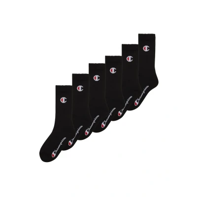 Afbeelding van Champion CREW 6 PACK Sportsokken voor kinderen, Maat: 27 30, Black