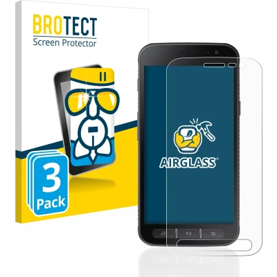 Afbeelding van BROTECT Screenprotector voor Samsung Galaxy Xcover 4 / 4s Folie Beschermfolie Beschermglas transparant (3 Stuks)
