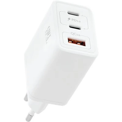 Afbeelding van T&#039;nB Netspanningsadapter GaN 65 Watt 3 A PD 3.0, QC Turbo Charge uitgangsaansluitingen (USB, 24 pin USB C)