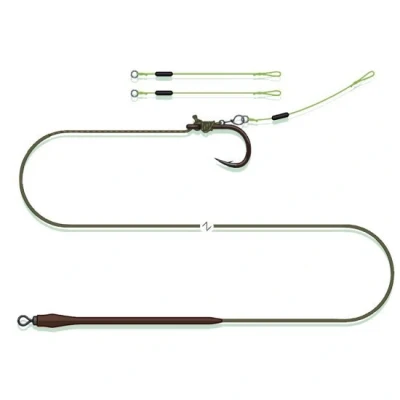 Afbeelding van Madcat Quick Change Pellet Rig 70cm (#3/0) Meerval onderlijnen