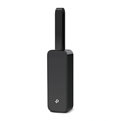 Afbeelding van TP Link UE306 USB Ethernet adapter, 3.0 naar Gigabit Ethernet, opvouwbaar, licht, compatibel met Nintendo Switch, Windows 11/10/8.1/8/7, MacOS en Linux, zwart