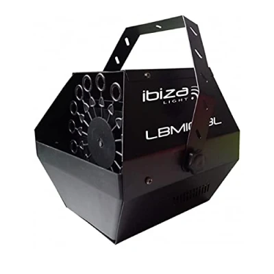 Afbeelding van Ibiza Light Lbm10 bl draagbare bellenblaasmachine zwart