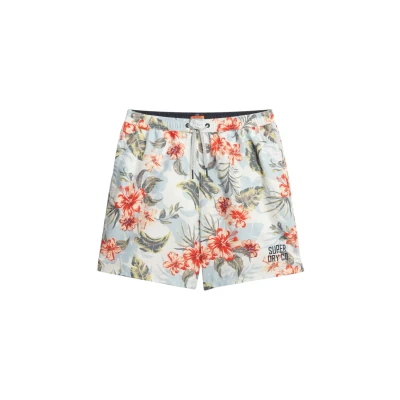 Afbeelding van Superdry Hawaiian Print INCH Zwemshorts, Heren, Maat: Small, Aloha shadow