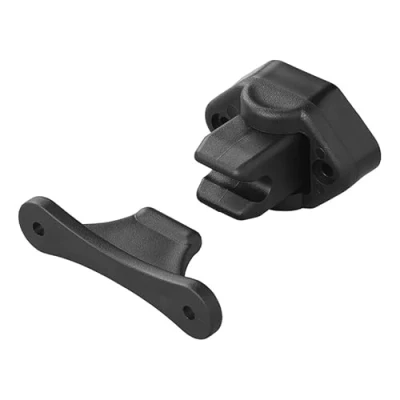 Afbeelding van blntackle76 Deurstoppers voor caravan, 1, 2, 4, 6 of 8 stuks, wit, zwart, deurbeugel camper, deurvergrendeling deurbeveiliging (1 stuk, zwart)