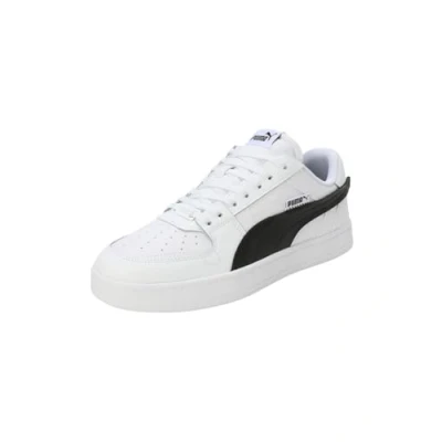 Afbeelding van Puma Caven 2.0 Unisex Sneakers laag, Maat: 40.5, White/black Leer en imitatieleer