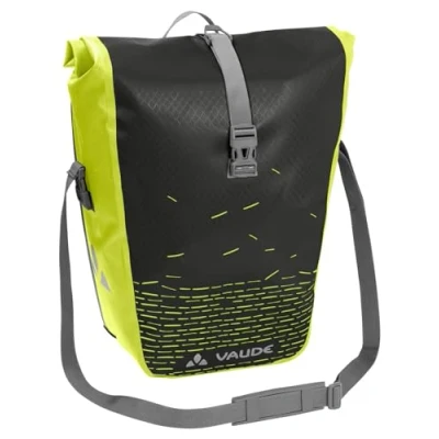 Afbeelding van VAUDE Aqua Back Print Single Black/bright green Fietstas Achter