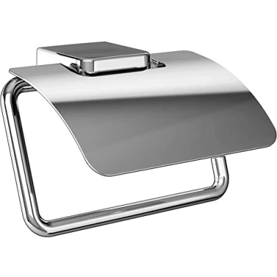 Afbeelding van Emco Trend Closetrolhouder Met Klep Chroom