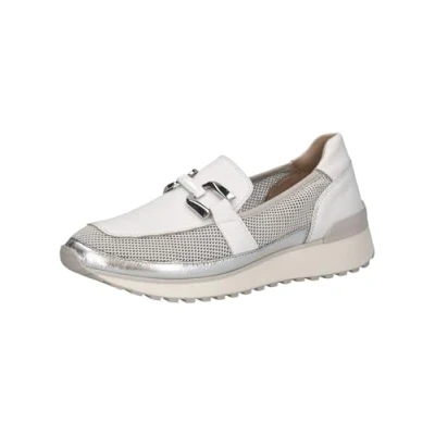 Image de Caprice Damen Sneaker flach, Weiß (WHITE/SILVER), 38