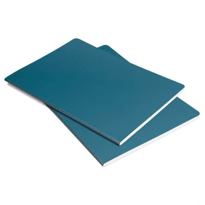 Afbeelding van Sigel schrift Linescape formaat A5 met lijn blauw/papaya SI LS305