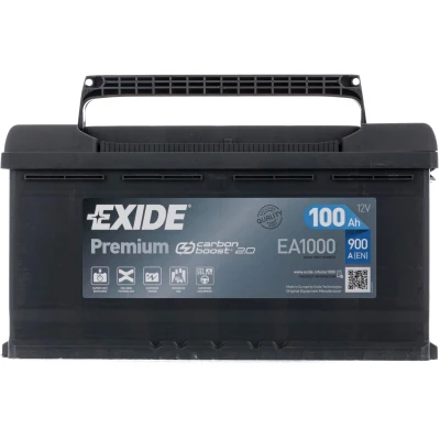 Afbeelding van EXIDE PREMIUM EA1000 Accu 12V 100Ah 900A B13 FIAT: Ducato II Platform/Chassis, I III Van, MERCEDES BENZ: ML Class