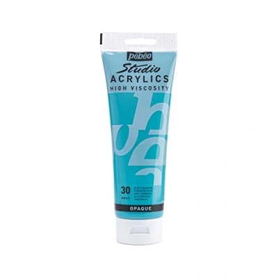 Image de Pébéo Acrylique Fine Studio Acrylics Peinture Bleu Turquoise 250 ml 169 030
