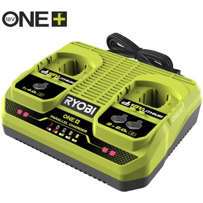 Afbeelding van RYOBI RC18240 18V ONE+ 2 poorts lader 5133005579