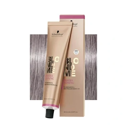 Image de Schwarzkopf Professional BlondMe Pastel Toning 60 ml Steel Blue