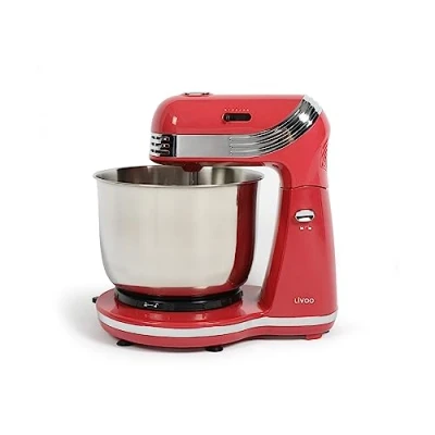 Image de Robot pâtissier multifonction 3l 250w rouge Livoo dop137rc