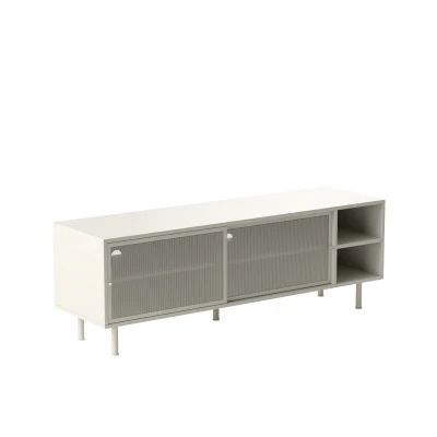 Afbeelding van Sadie tv meubel 160 cm grijs/beige