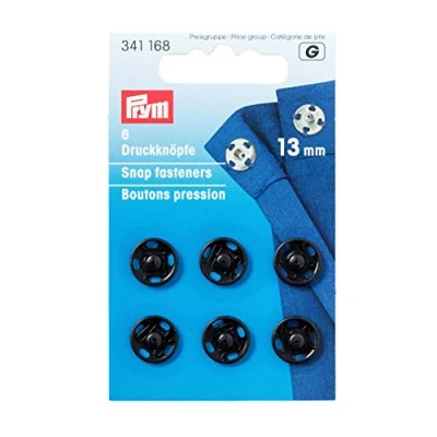 Afbeelding van Prym Drukkers Zwart 13mm