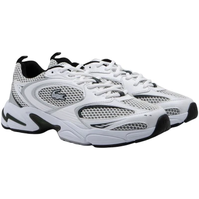 Afbeelding van Lacoste Storm 96 2K 125 Sneakers laag, Heren, Maat: 45, White/dark green Schoenen