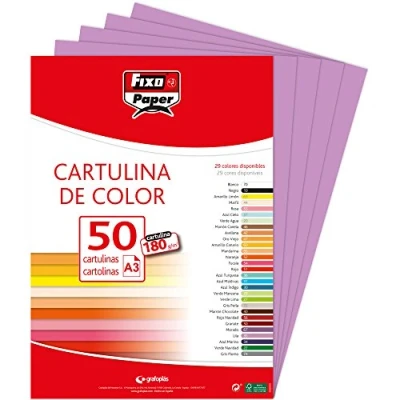 Afbeelding van Fixo Paper 11120335 indexkaarten, A3, 180 g, paars, 50 stuks