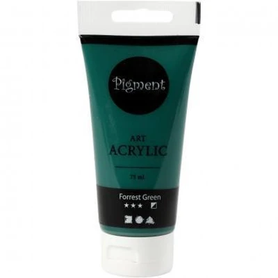 Afbeelding van Acrylverf Forrest Green Semi dekkend Pigment Art 75 ml