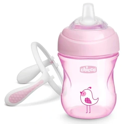 Afbeelding van Chicco Transition Cup Pink Mix And Match 4m+