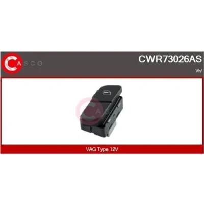 Afbeelding van CASCO CWR73026AS Schakelaar, raamopener Aan passagierszijde VOLKSWAGEN: Polo IV Hatchback