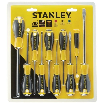 Afbeelding van Stanley STHT0 60211 Schroevendraaierset Essential 10 delig