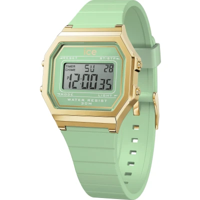 Afbeelding van Ice Watch Retro Digitaal horloge, Dames, Maat: One Size, Lagoon green