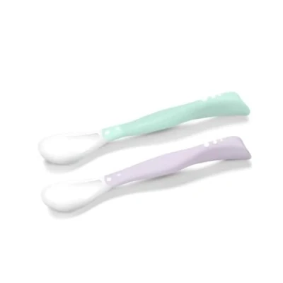 Afbeelding van Babyono Lepel Flexibel Groen/Paars