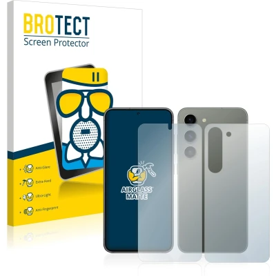 Afbeelding van BROTECT Screenprotector voor Samsung Galaxy S23 (Voor+Achter) Folie Beschermfolie Beschermglas matte