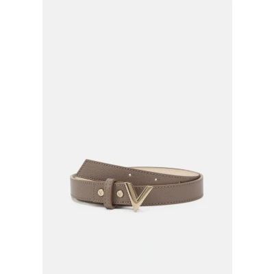 Afbeelding van Valentino Bags Divina Riem, Dames, Maat: Large, Taupe/oro