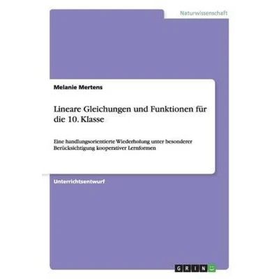 Afbeelding van Lineare Gleichungen und Funktionen für die 10. Klasse