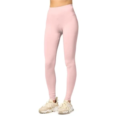 Afbeelding van Merry Style MS MS10 143 LE Dames Leggings Sport Vrijetijdsbroek Lang Viscose Sporbroek Yogabroek Poederroze XXL
