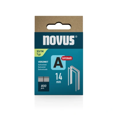 Afbeelding van Novus Niet met fijne draad A 53/14mm Superhard (800 stuks)