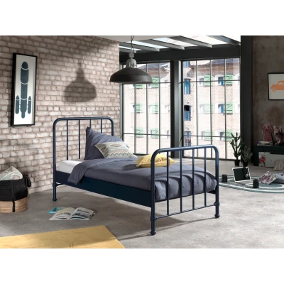 Afbeelding van LUCEVI Bronxx Bed 90x200cm Blue Denim