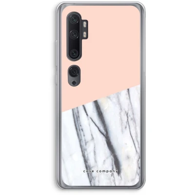 Afbeelding van Case Company® hoesje geschikt voor Xiaomi Mi Note 10 A touch of peach Soft Cover Telefoonhoesje Bescherming aan alle Kanten en Schermrand