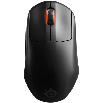 Image de SteelSeries Prime Mini Souris ergonomique pour droitiers optique 5 boutons sans fil 2.4 GHz récepteur USB C noir mat