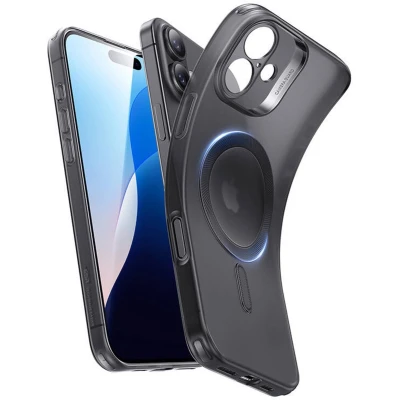 Afbeelding van ESR Zero Clear HaloLock Geschikt voor Apple iPhone 16 Hoesje Compatibel met MagSafe Back Cover Magneet Frosted Black