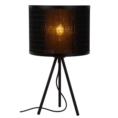 Afbeelding van Lucide TAGALOG Tafellamp Ø 26 cm 1xE27 Zwart
