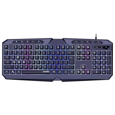 Afbeelding van Speedlink Ludicium Regenboog Gaming Toetsenbord RGB Verlicht Zwart US QWERTY