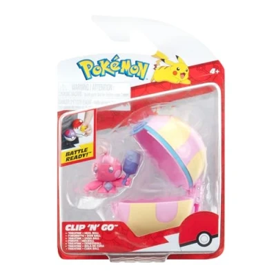 Afbeelding van Pokémon Clip&#039;n&#039;Go Poké Balls Tinkatink #1 &amp; Heal Ball
