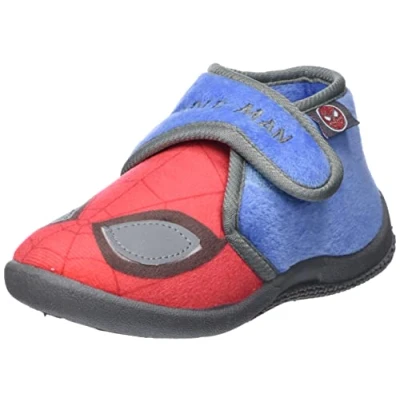Afbeelding van CERDÁ LIFE&#039;S LITTLE MOMENTS Jongens binnen, grappige klittenbandpantoffels van Spiderman met binnenkant 100% katoen en antislipzool, rood, 24 EU, Rood
